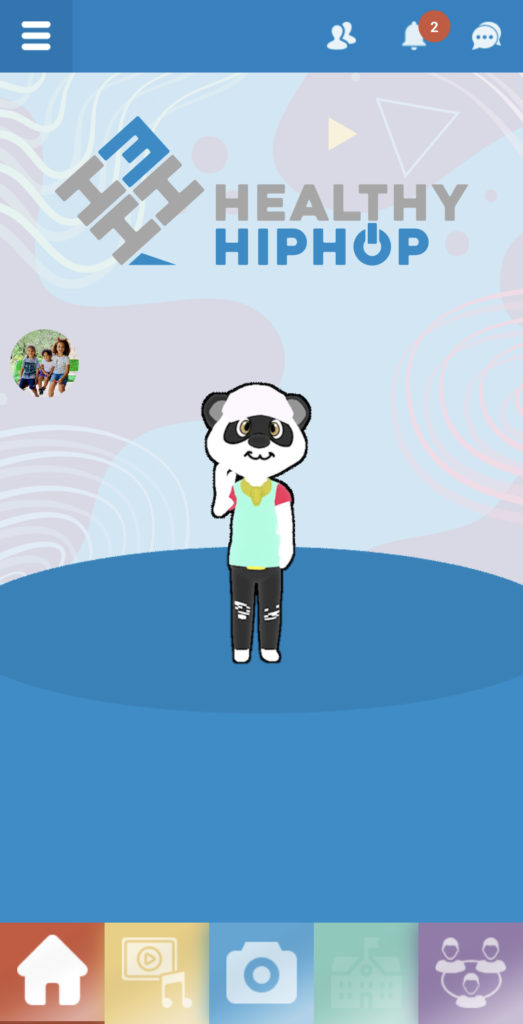 Healthy Hip Hop Interface